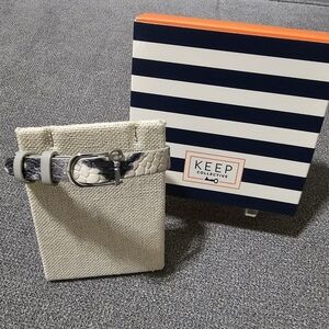 New Leather Keep Collective Gray Snake Bracelet Watchband BUY 3+ for DISCOUNT